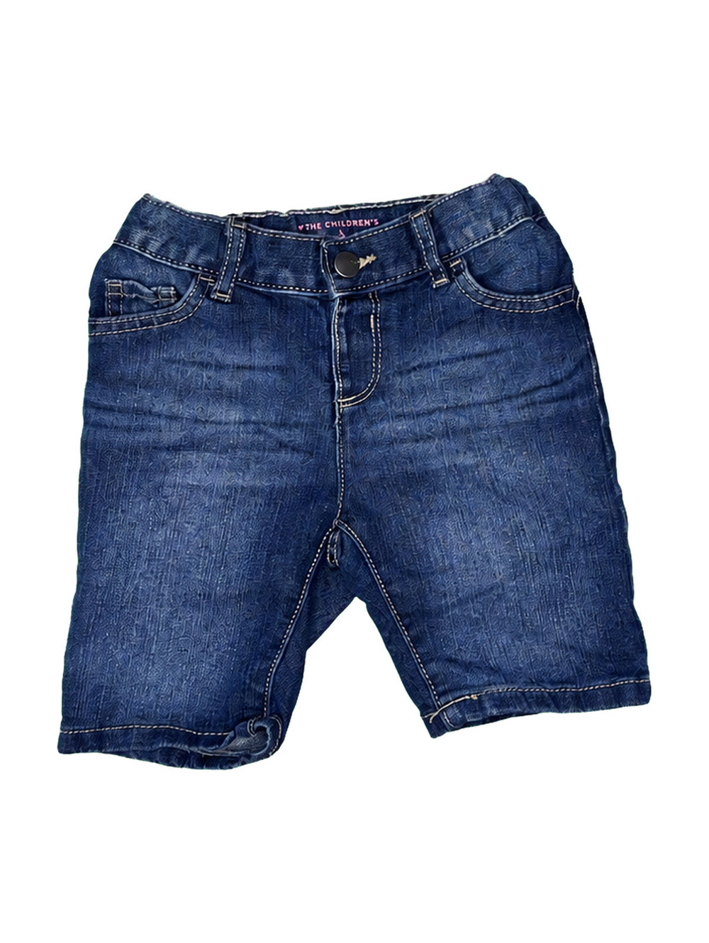 The Children's Place Girls' Denim Shorts Mid-Length Size 3T